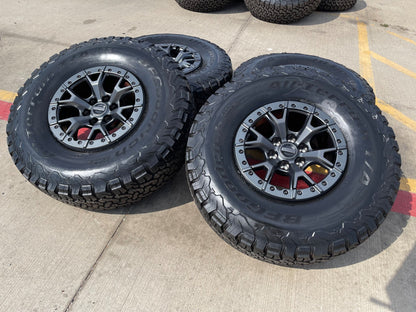 17" Ford F-150 Raptor R OEM BEADLOCK 10460 rims wheels 37" tires SET BFG NEW