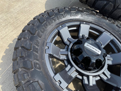 20" Ford F-250 F-350 OEM 10296 10485 Lariat wheels rims SET 2025 2026 TOYO 35"