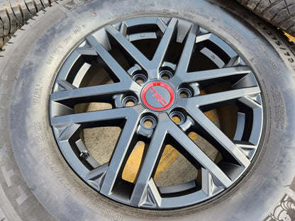 18" Toyota Tundra TRD OEM wheels rims 75281 black Sequoia LX600 tires MICHELIN