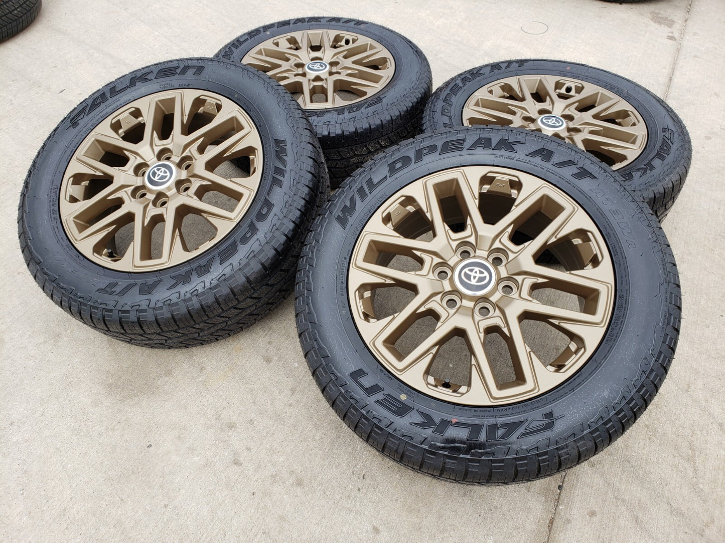 20" Toyota Tundra TRD OEM wheels rims BRONZE TSS 95295 Sequoia 2024 2025 NEW