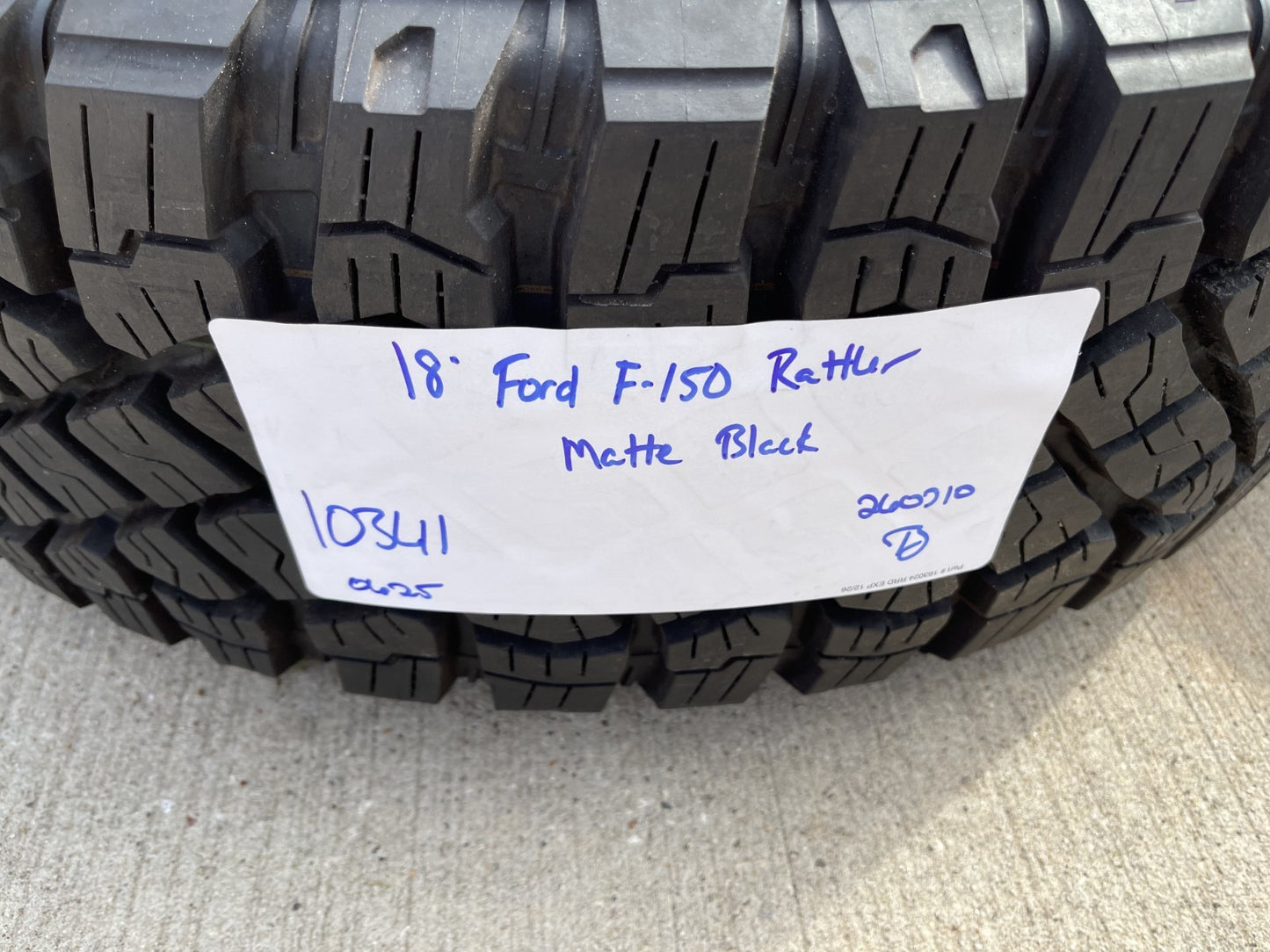 18" Ford F-150 TREMOR RATTLER OEM rims wheels 10341 95029 Expedition 2026 NEW