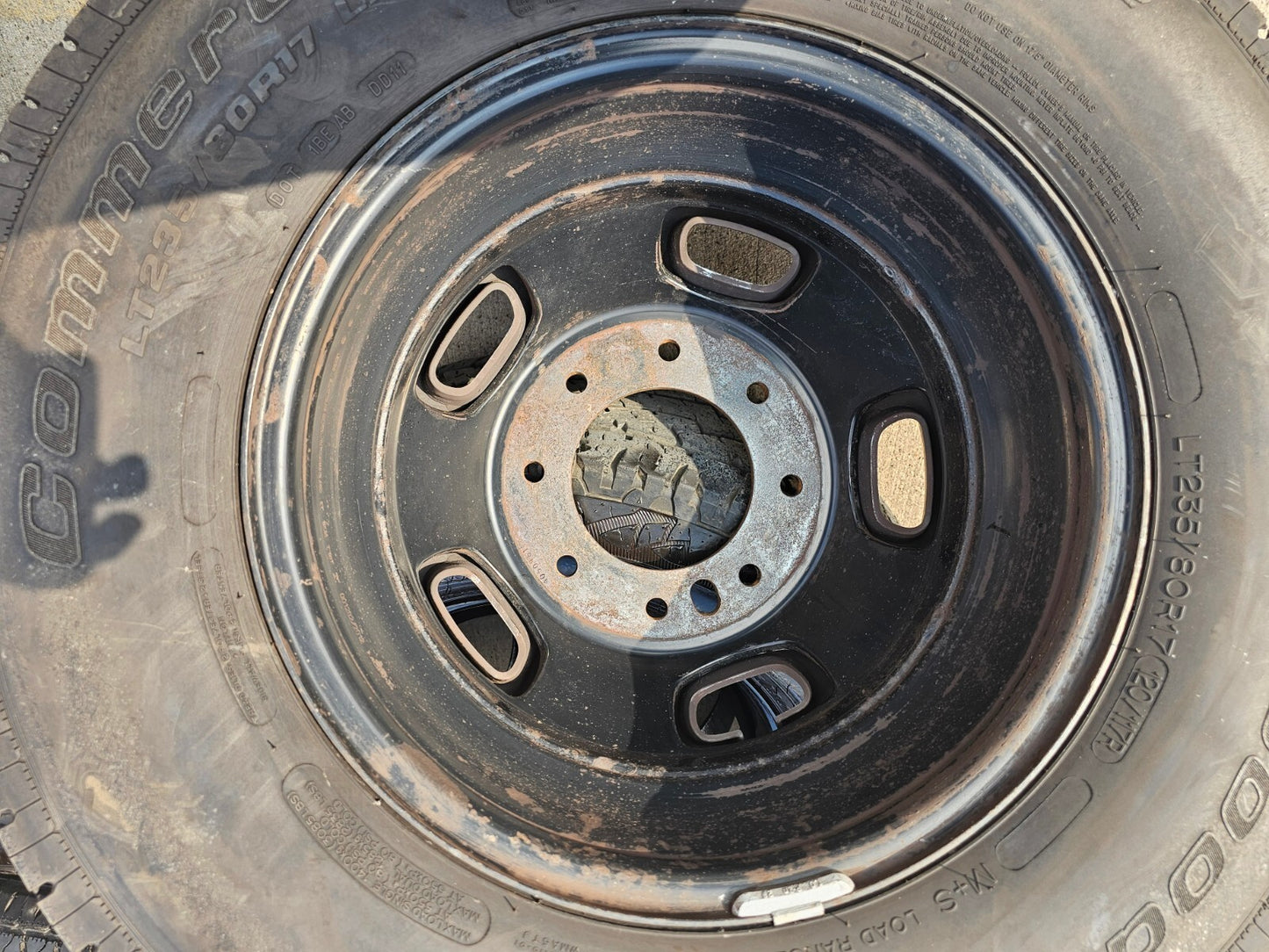 17" Dodge Ram 3500 Dually Laramie 8x200 wheels rims 2703 2704 OEM tires