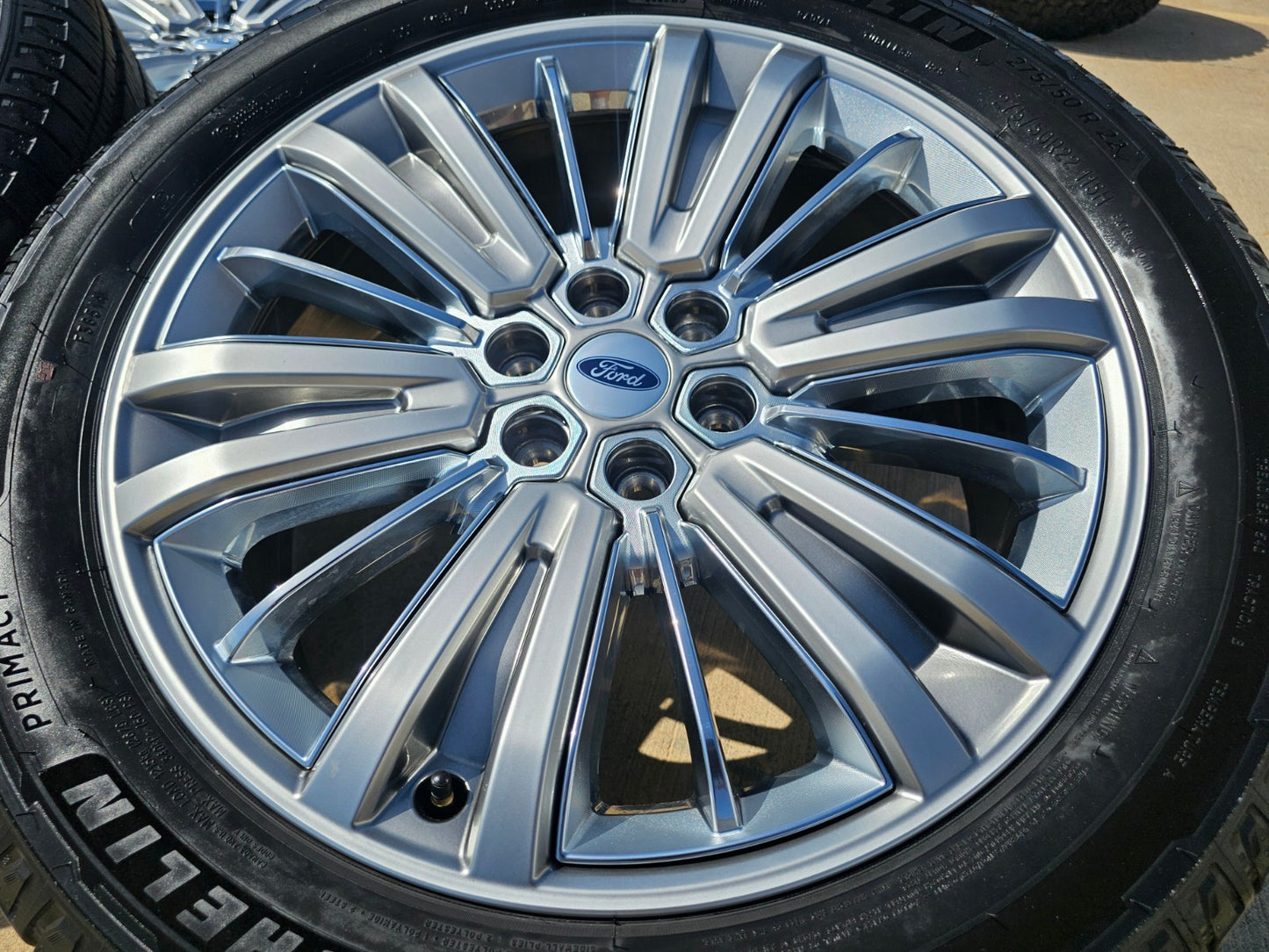 22" Ford F-150 LIMITED OEM rims wheels 10622 SET Expedition 2025 2026 MICHELIN