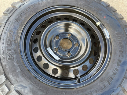 17" Jeep Wrangler Gladiator OEM wheel rim tire single spare BFG KM2 NEW