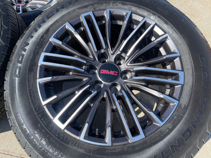 20" GMC Sierra Yukon Chevy Silverado OEM wheels rims 2024 2025 2026 CONTINENTAL