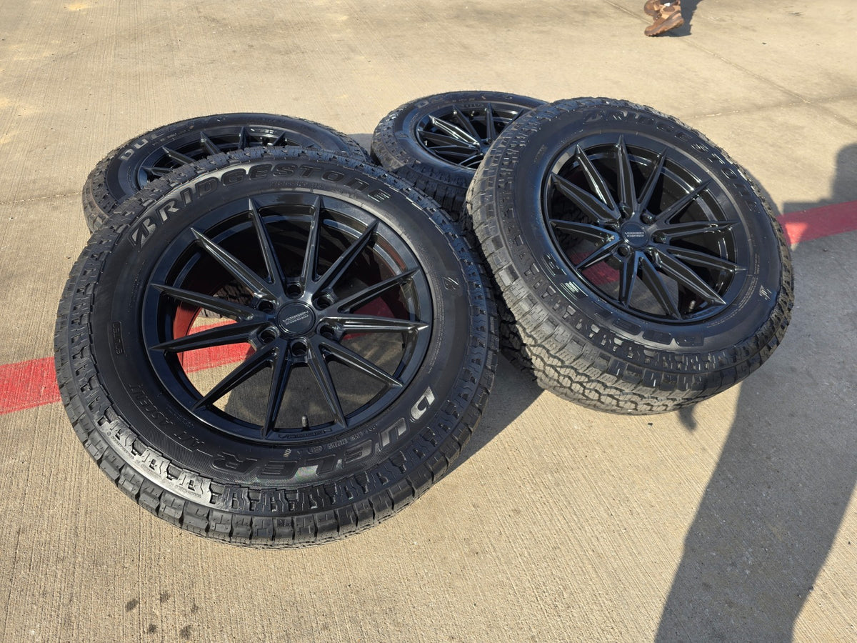 20" 20x9.5 Vossen HFX-2 Ford F-150 Expedition rims wheels 6x135 BRIDGESTONE NEW
