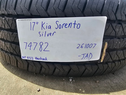 17" Kia Sorento Sedona Sportage Carnival OEM wheels rims 74782 SET tires