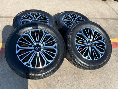 20" Nissan Titan PRO-4X Armada OEM wheels rims tires black 2023 2024 2025 2026