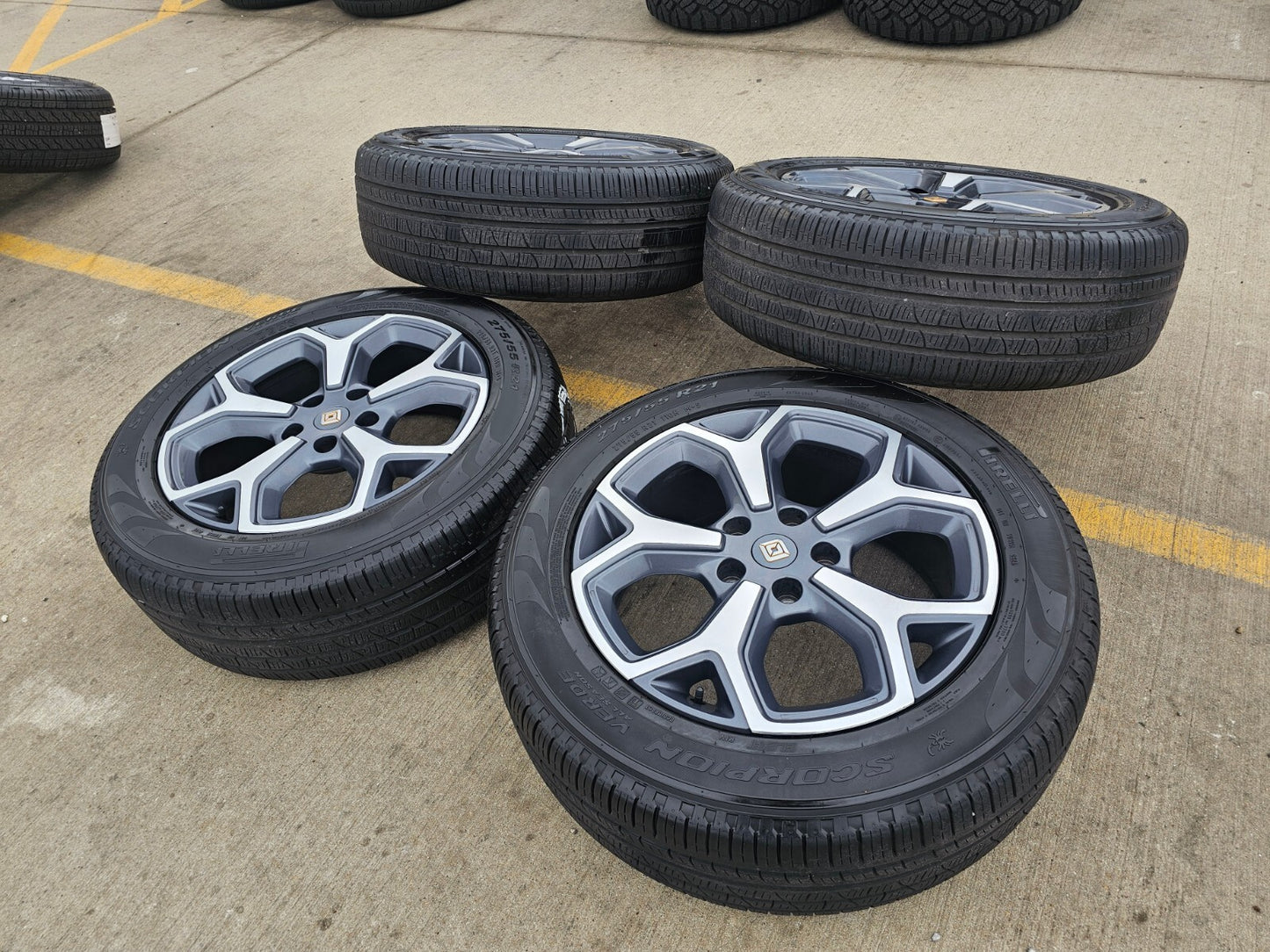 (4) 21" Rivian R1T R1S OEM wheels rims 2022 2023 2024 2025 2026 2027