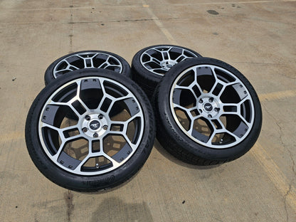 19" Ford Mustang GT500 OEM Replica wheels rims SET CONTINENTAL