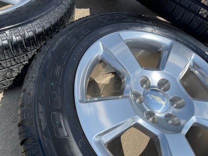 20" Chevy Silverado 1500 Tahoe Suburban OEM wheels rims 5652 BRIDGESTONE