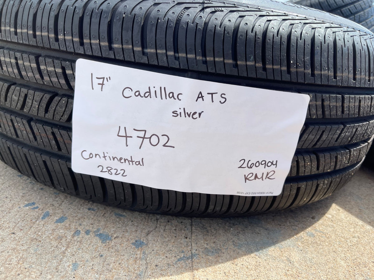 17" Cadillac ATS OEM 4702 wheels rims SET CONTINENTAL NEW