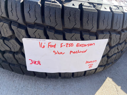 16" Ford F-250 F-350 Excursion OEM 3408 polished wheels rims tires
