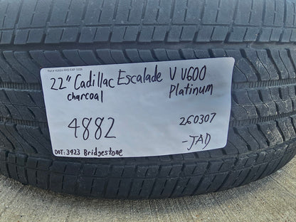 22" Cadillac Escalade V V600 Platinum OEM 4882 wheels rims SET FITS 2020-2027