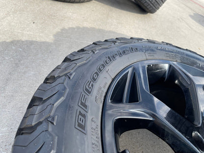 20" Range Land Rover OEM 72310 black wheels rims tires BFG KO2 A/T