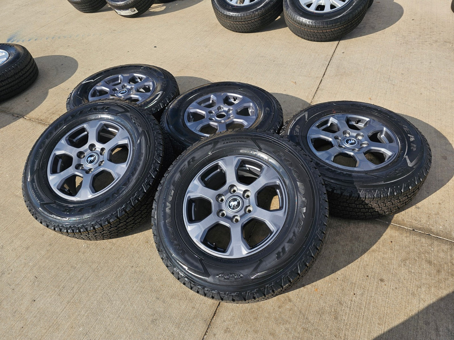 17" Ford Bronco Big Bend wheels rims 10384 OEM Ranger 2024 2025 2026 GOODYEAR