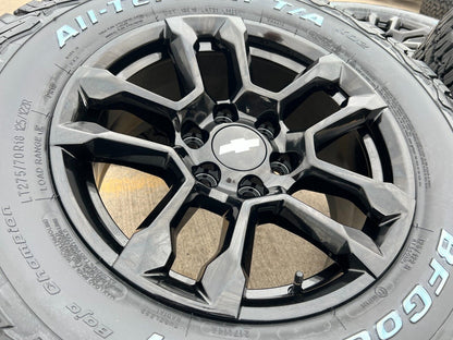 18" Chevy Silverado Tahoe ZR2 TRAIL BOSS OEM 95416 wheels rims 2024 2025 NEW
