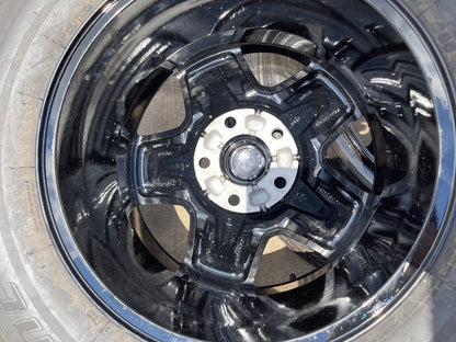 17" Jeep Wrangler Gladiator BLACK OEM wheels rims 9235 tires BRIDGESTONE NEW