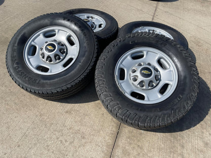 17" Chevy Silverado GMC Sierra 2500 OEM 8095 wheels rims FIRESTONE TRANSFORCE AT