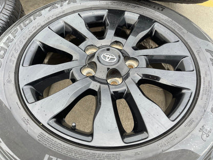 20" Toyota Tundra Sequoia Platinum OEM Black 5x150 ONLY rims 69533 tires