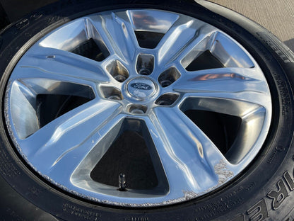 20" Ford F-150 Expedition OEM rims wheels polished 10004 tires