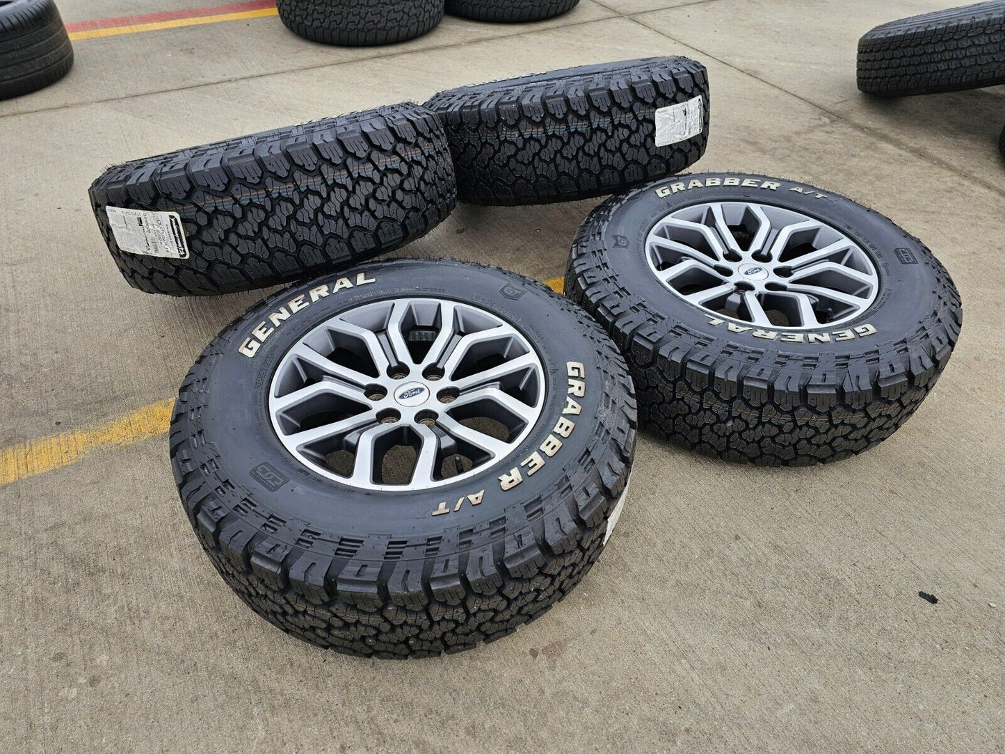 18" Ford F-150 TREMOR OEM rims wheels 10342 tires Expedition 2024 2025 NEW