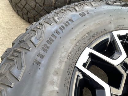 18" GMC Sierra AT4X Chevy Trail Boss 2500 OEM 14136 wheels rims GOODYEAR 35"