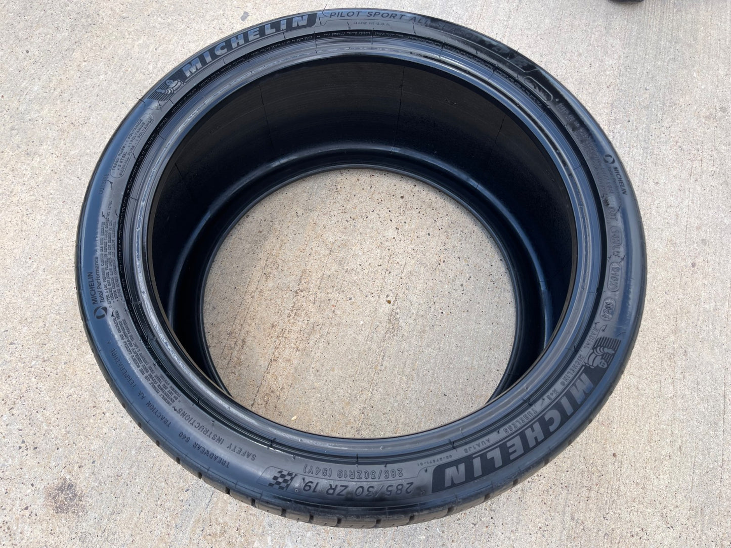 (1) 285/30/19 Michelin Pilot Sport A/S 4 All Season 94Y ZP 285/30R19 tire NEW