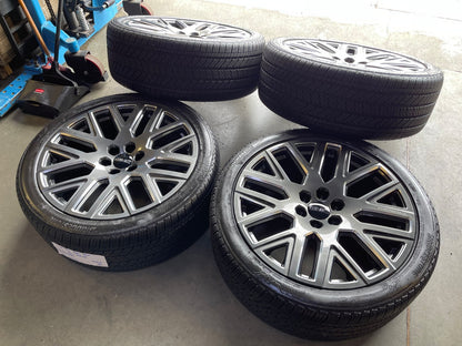 24" GMC Yukon Sierra DENALI OEM wheels rims BRIDGESTONE 2024 2025 2026 2027 NEW