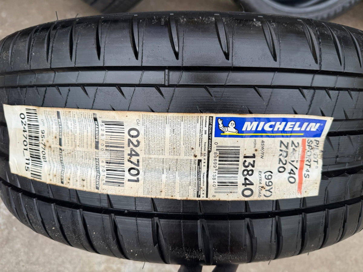 (1) 245/40/20 Michelin Pilot Sport 4S All Season 99Y XL 245/40R20 tire NEW