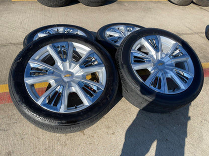 22" Chevy Tahoe RST Premier OEM wheels rims 14046 96951 Silverado Suburban