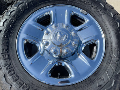 18" Dodge Ram 2500 3500 STEEL chrome OEM 2473 wheels rims NITRO