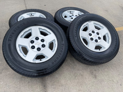 17" Chevy Tahoe Silverado Suburban Z71 OEM 5196 wheels rims tires SET FIRESTONE