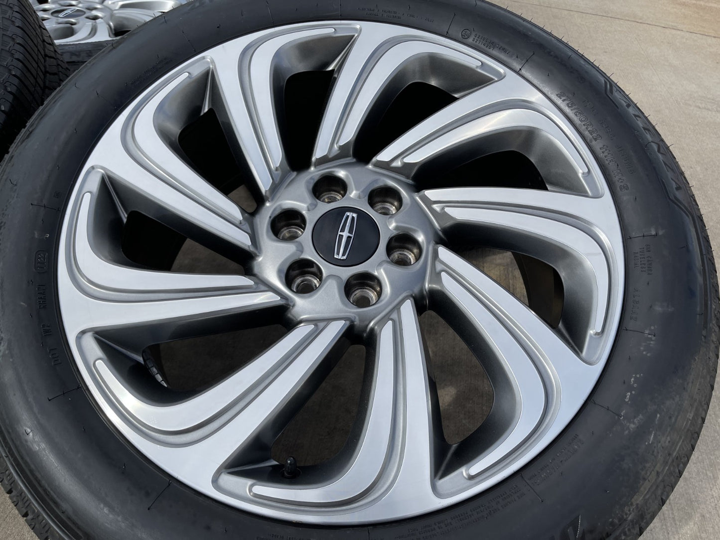 22" Lincoln Navigator BLACK LABEL OEM 10497 rims wheels BRIDGESTONE GREAT DEAL