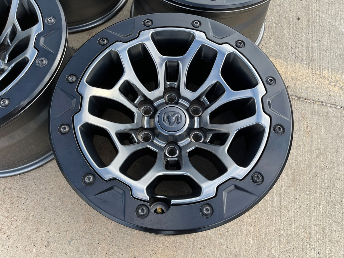 18" Dodge Ram 1500 TRX Beadlock OEM 2735 RHO wheels rims SET 2025 2026 2027 NEW