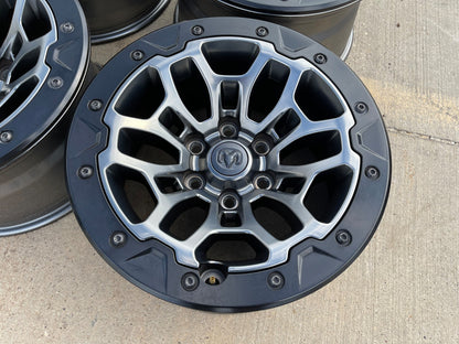18" Dodge Ram 1500 TRX Beadlock OEM 2735 RHO wheels rims SET 2025 2026 2027 NEW