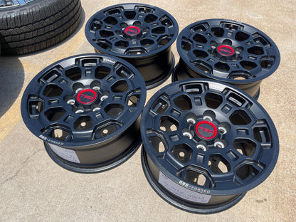 18" Toyota Tundra TRD BBS FORGED OEM black 95458 wheels rims Sequoia NEW