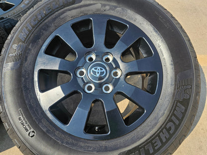 18" Toyota Land Cruiser OEM TRD black wheels rims 95952 Tundra Sequoia