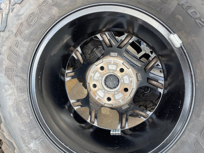17" Jeep Gladiator RUBICON OEM wheels rims black Wrangler 9326 SET BFG A/T 33"