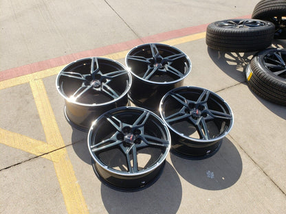 19" + 20" Chevy Corvette C8 OEM wheels rims 14009 200268 2022 2023 2024 2025 NEW