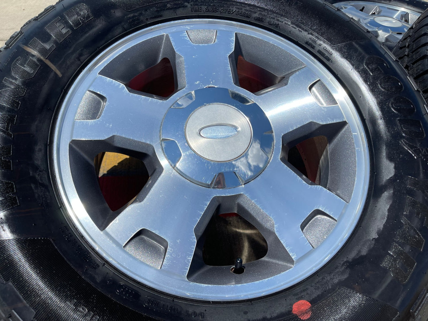 18" Ford F-150 Expedition 3779 OEM rims wheels tires SET GOODYEAR NEW