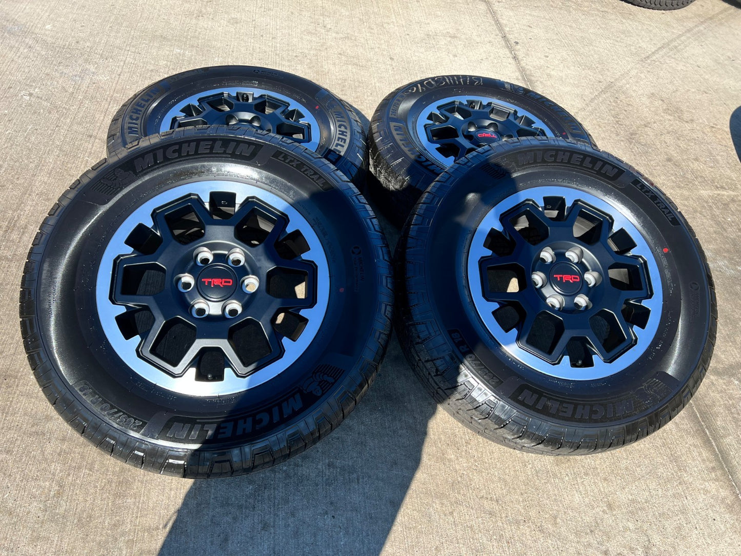 18" Toyota Tacoma 4Runner TRD OEM 94199 wheels rims 2024 2025 2026 NEW MICHELIN