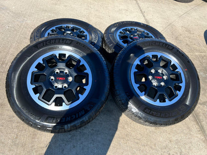 18" Toyota Tacoma 4Runner TRD OEM 94199 wheels rims 2024 2025 2026 NEW MICHELIN