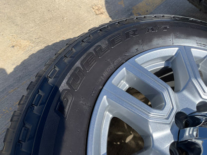 20" GMC Sierra AT4 2500 3500 OEM wheels rims 5950 Silverado SET BRIDGESTONE