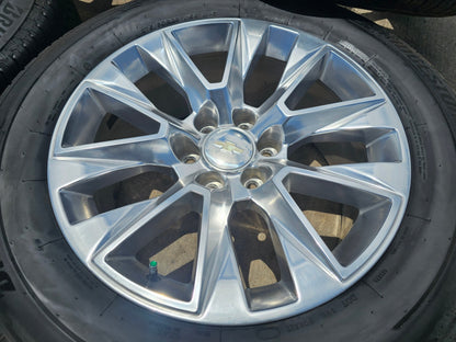 20" Chevy Tahoe Silverado LTZ 5920 OEM wheels rims Yukon 2023 2024 2025 2026 NEW
