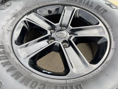 18" Jeep Wrangler Sahara Rubicon OEM 9221 9255 wheels rims 35"