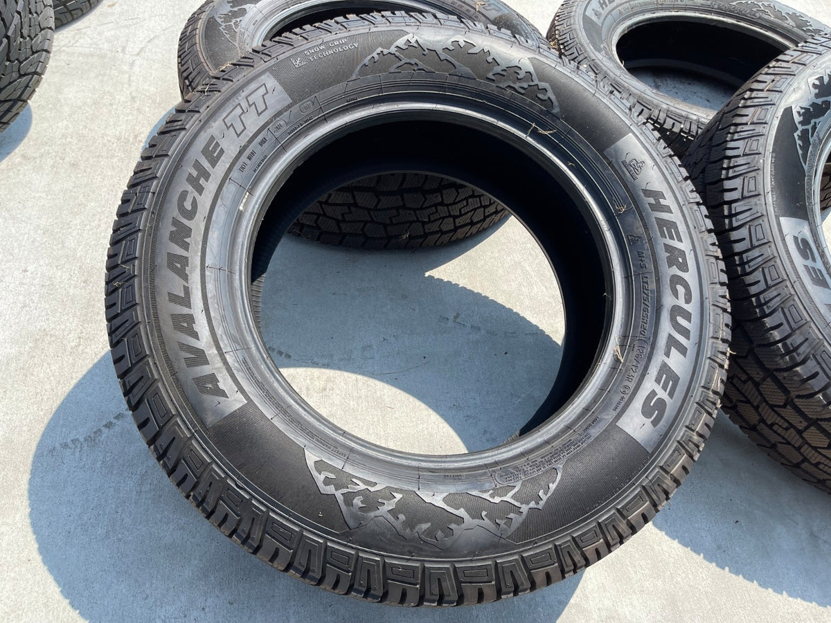 (4) 275/65/20 Hercules Avalanche TT Winter tires 275/65R20 LT 10 ply LR E 126R