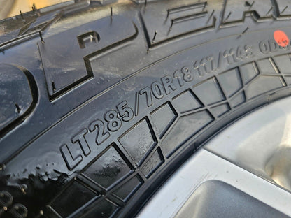 18" Chevy Silverado Trail Boss 2500 3500 OEM 5959 wheels rims 2024 2025 NEW 34"
