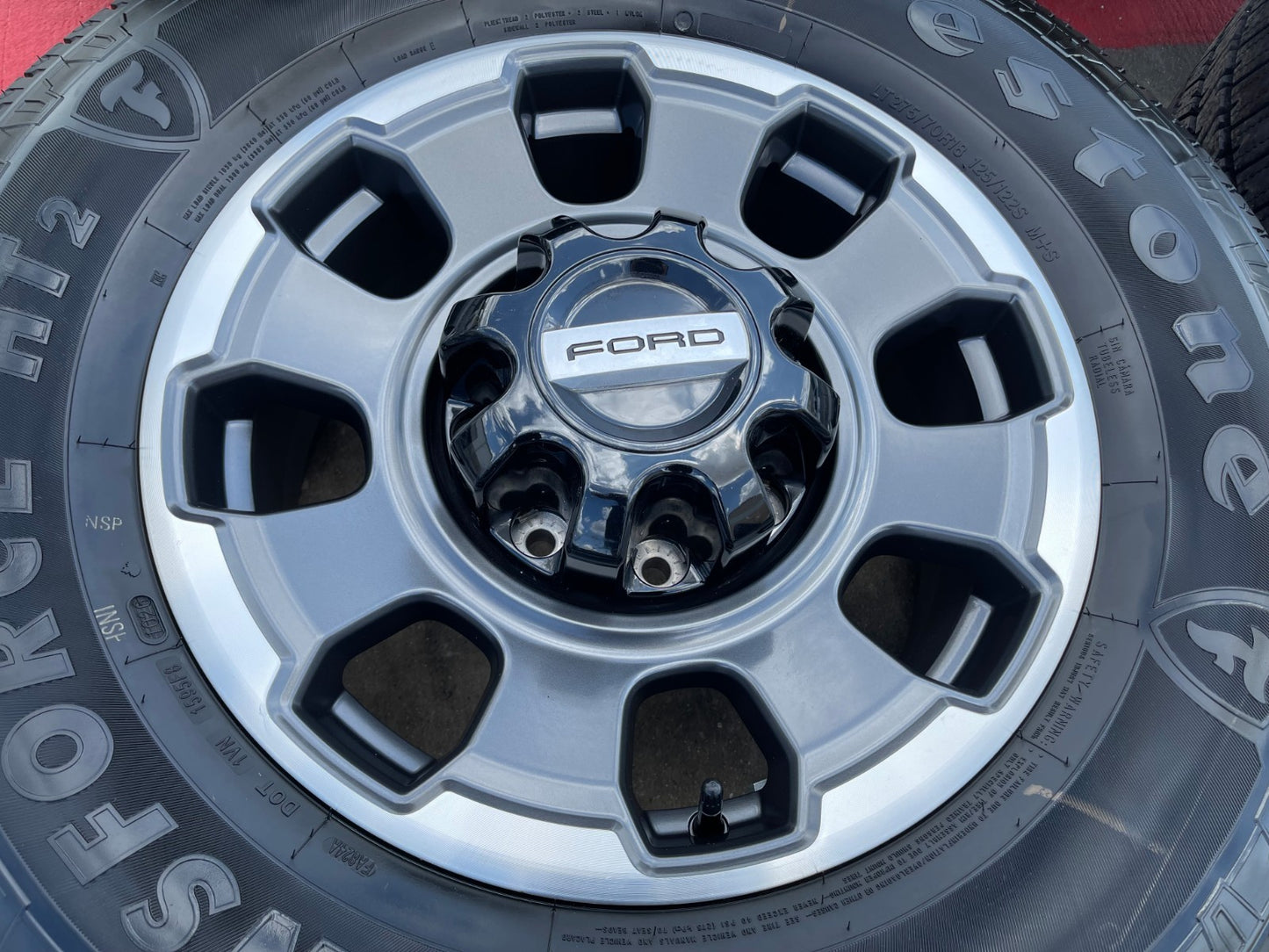 18" Ford F-250 F-350 OEM TREMOR rims wheels 10482 SET tires FIRESTONE H/T2 NEW