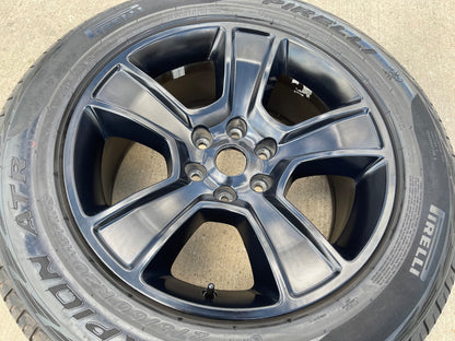 20" Dodge Ram 1500 OEM LIMITED Black 2676 2723 wheel rim PIRELLI A/TR single